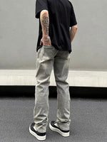 Paint Splatter Distressed Jeans