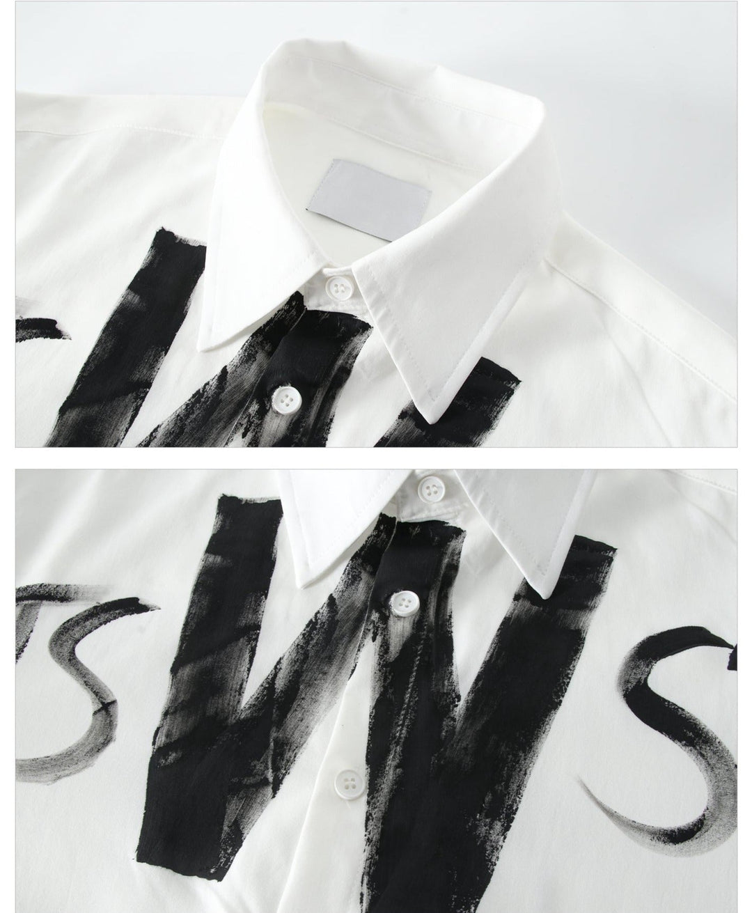 Painted Graffiti Letter Shirt