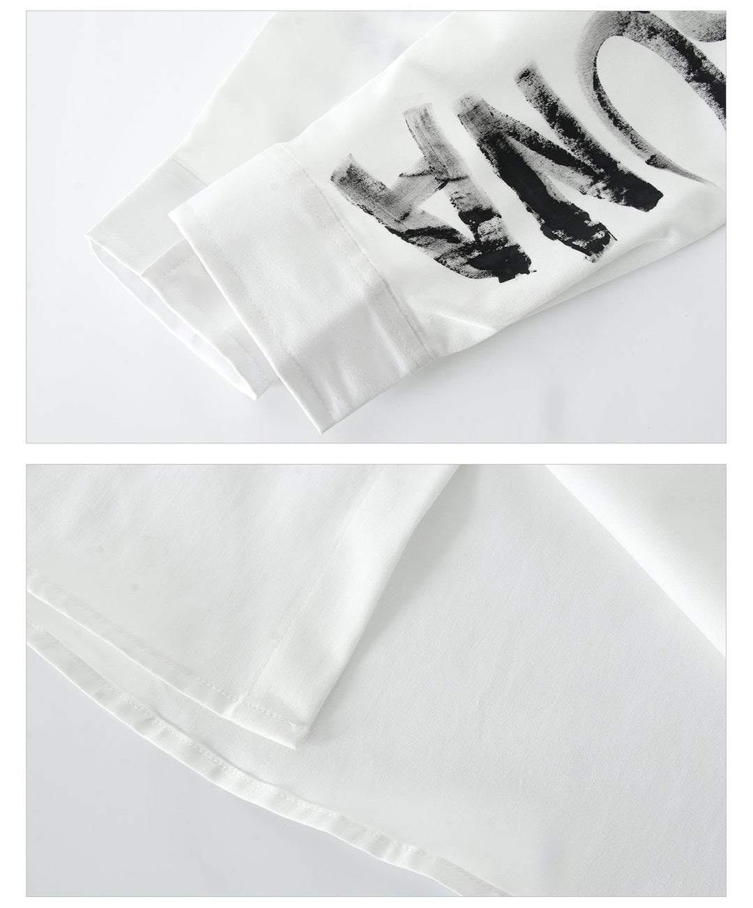 Painted Graffiti Letter Shirt