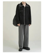 Pajamas Texture Knitted Shirt