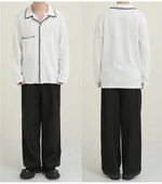 Pajamas Texture Knitted Shirt