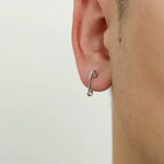 Paperclip Shape Earrings