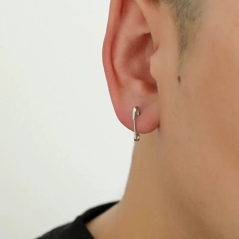 Paperclip Shape Earrings