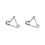 Paperclip Shape Earrings