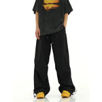 Paratrooper Drawstring Wide-leg Pants