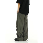 Paratrooper Drawstring Wide-leg Pants
