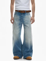 Loose Fit Wide Leg Jeans Pants 2