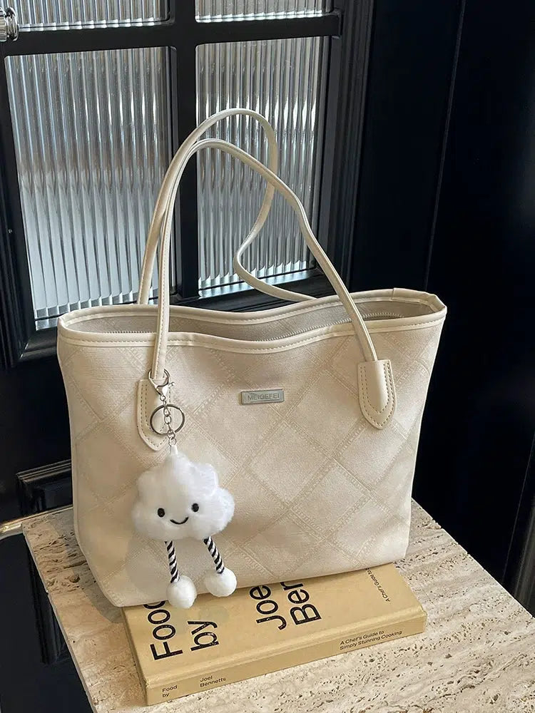 Patchwork Denim Tote Bag