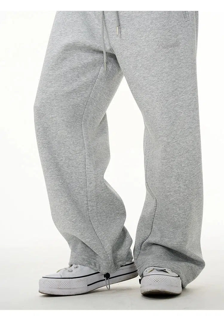Patchwork Waist Sweatpants
