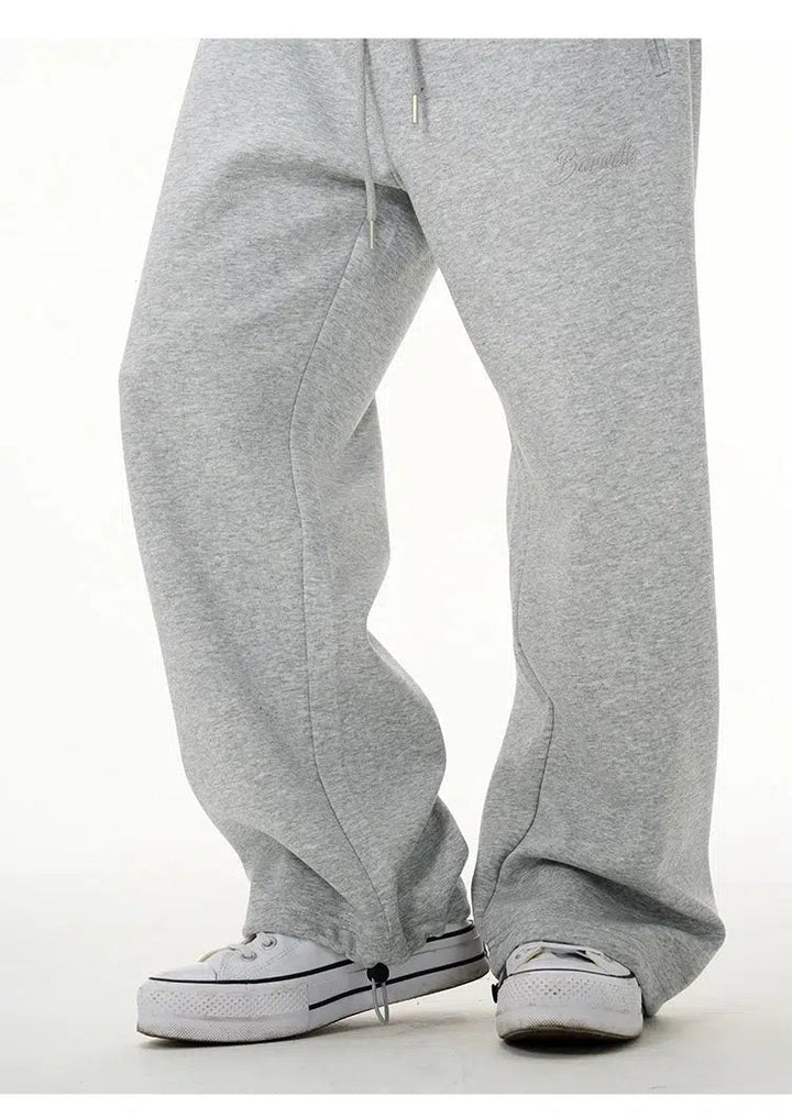 Patchwork Waist Sweatpants