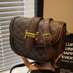 Pattern Leather Crossbody Bag