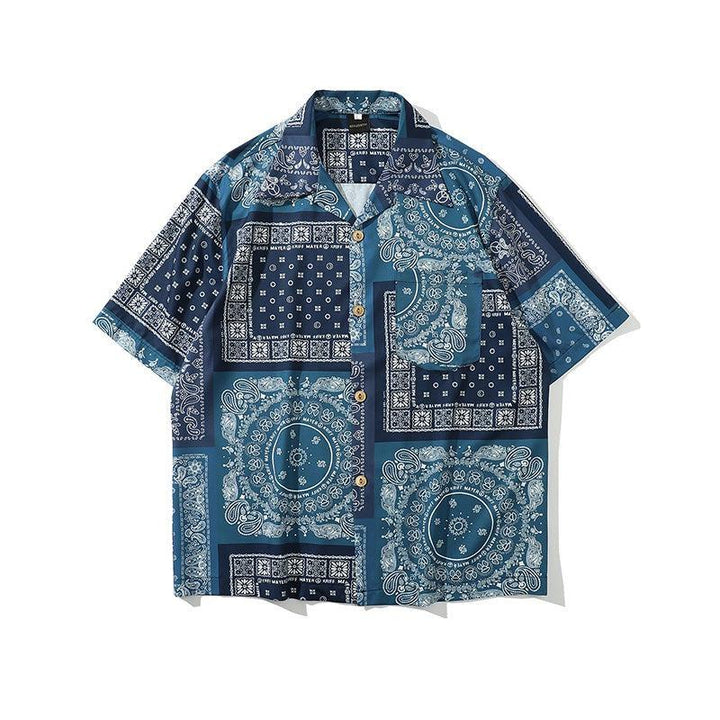 Pattern Printed Chiffon Shirt