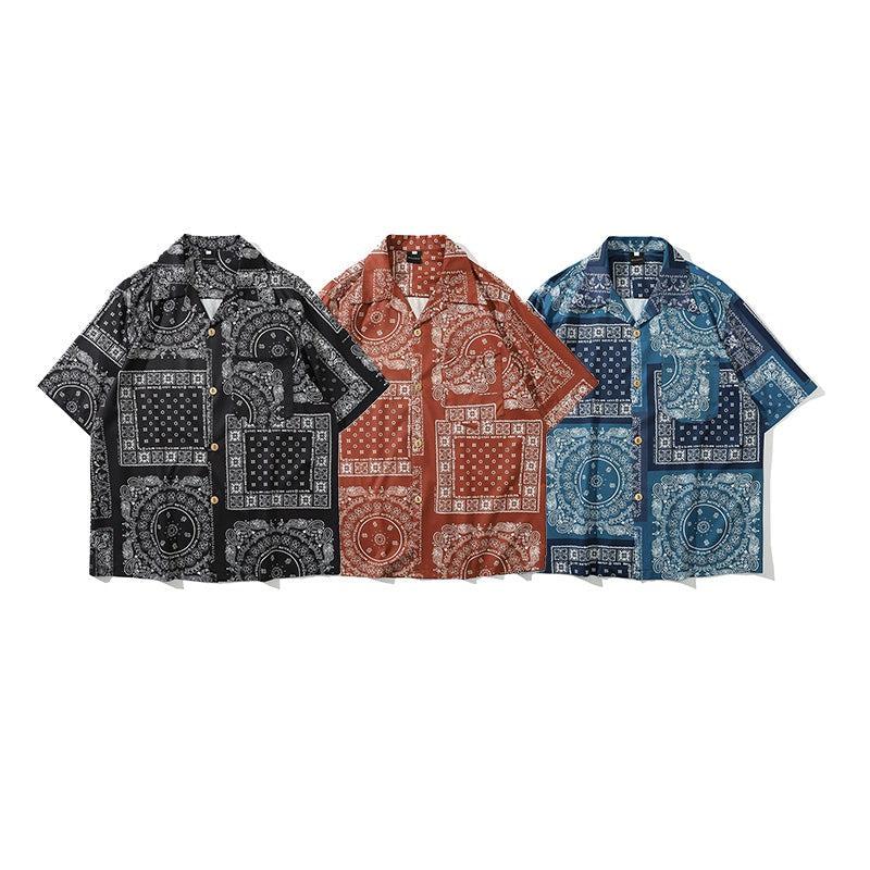 Pattern Printed Chiffon Shirt