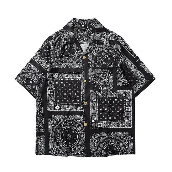 Pattern Printed Chiffon Shirt