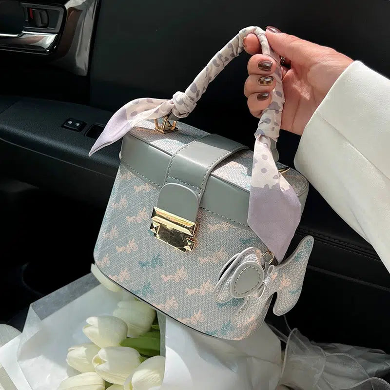 Patterned Small Square Bag