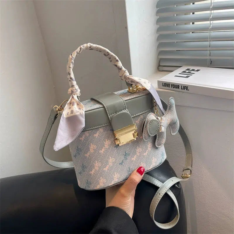 Patterned Small Square Bag