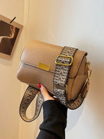 Patterned Strap Small Square Bag