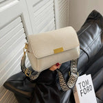 Patterned Strap Small Square Bag