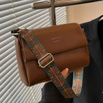 Patterned Strap Small Square Bag