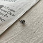 Peace Symbol Stud Earrings