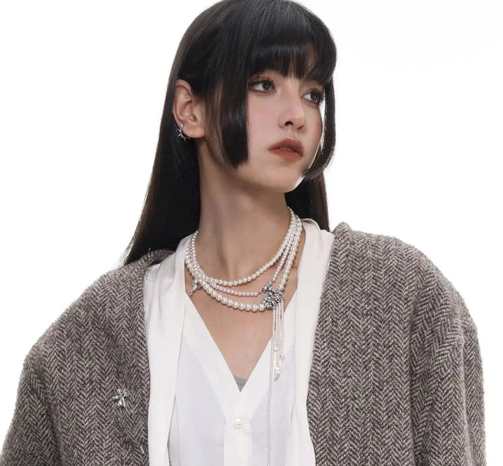 Pearl Beaded Necklace