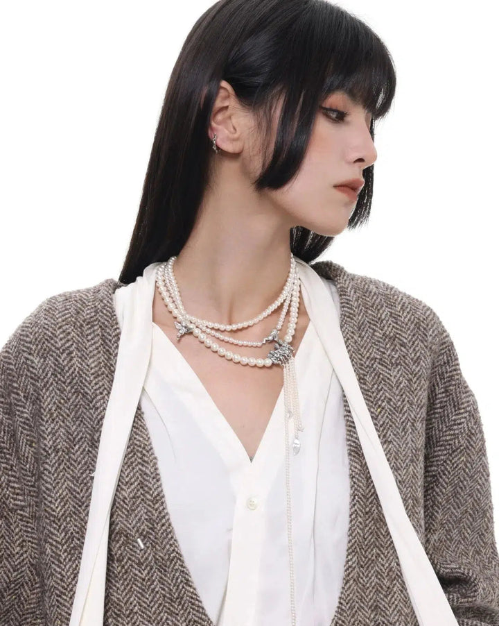 Pearl Beaded Necklace