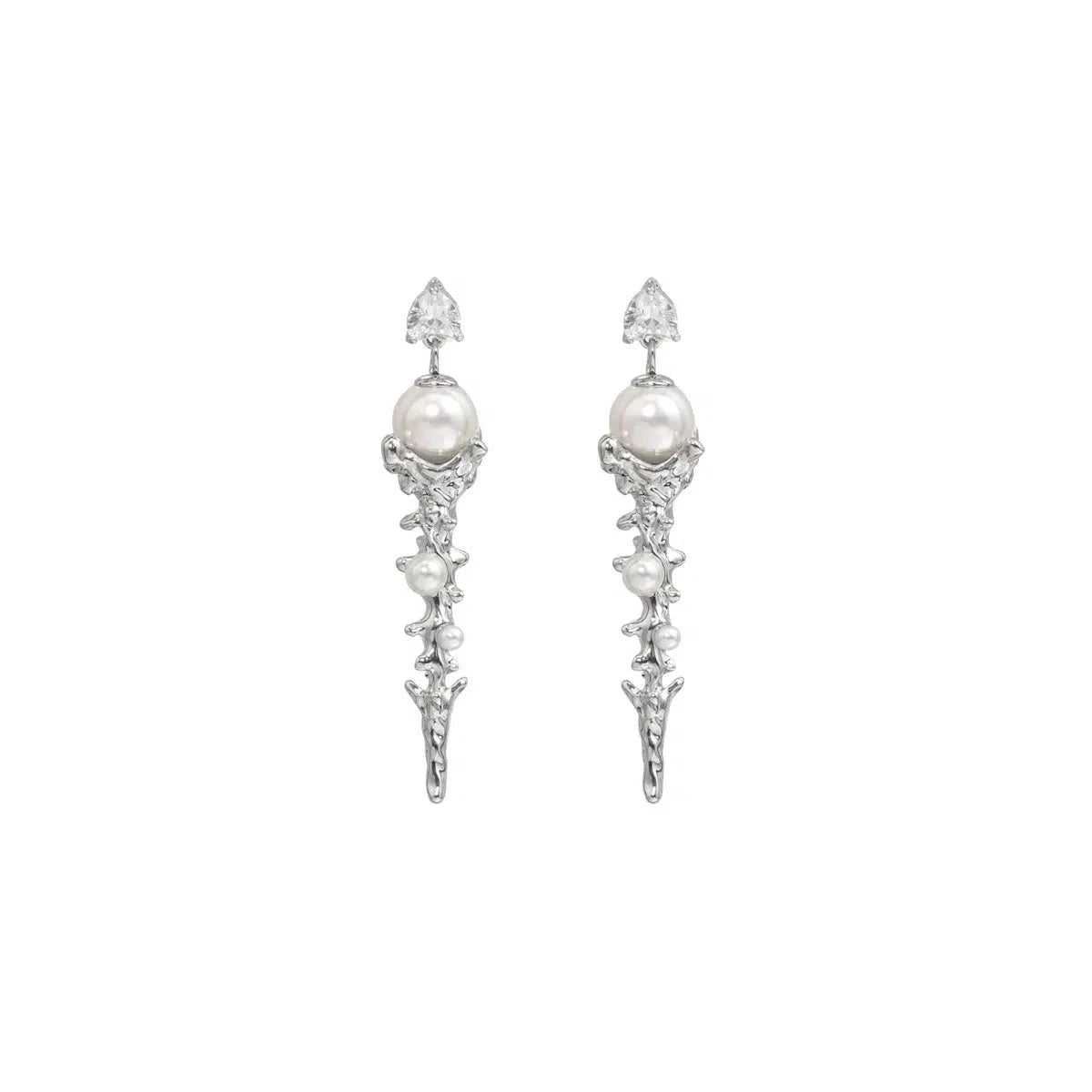Pearl Tassel Earrings
