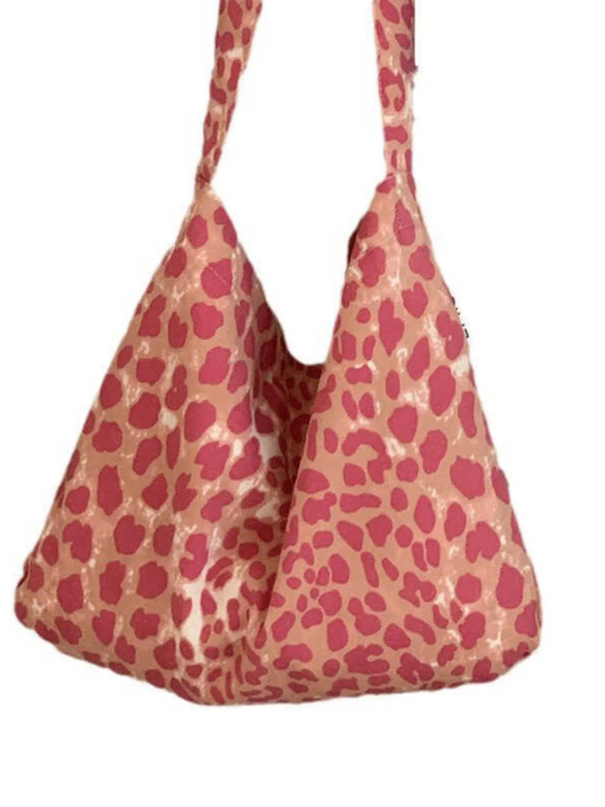 Pink Crossbody Canvas Bag