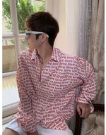 Pink Monogram Long-Sleeve Shirt