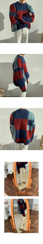 Plaid Bottoming Sweater