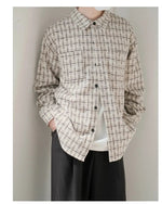 Plaid Button-Up Overshirt