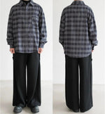 Plaid Button-Up Shirt