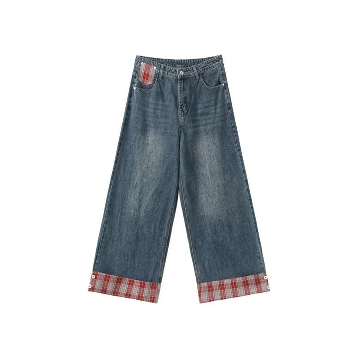 Plaid Denim Plaid Fashion Suit