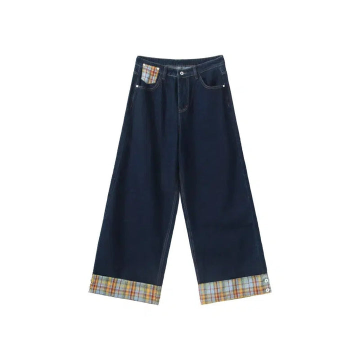 Plaid Denim Plaid Fashion Suit