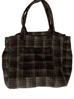 Plaid Oversized Shoulder Bag