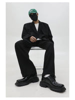 Platform Derby Leather Shoes