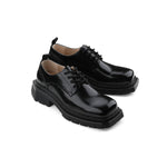 Platform Derby Leather Shoes