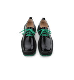 Platform Derby Leather Shoes