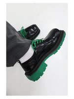 Platform Derby Leather Shoes