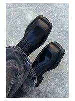 Platform Lace-Up Casual Shoes