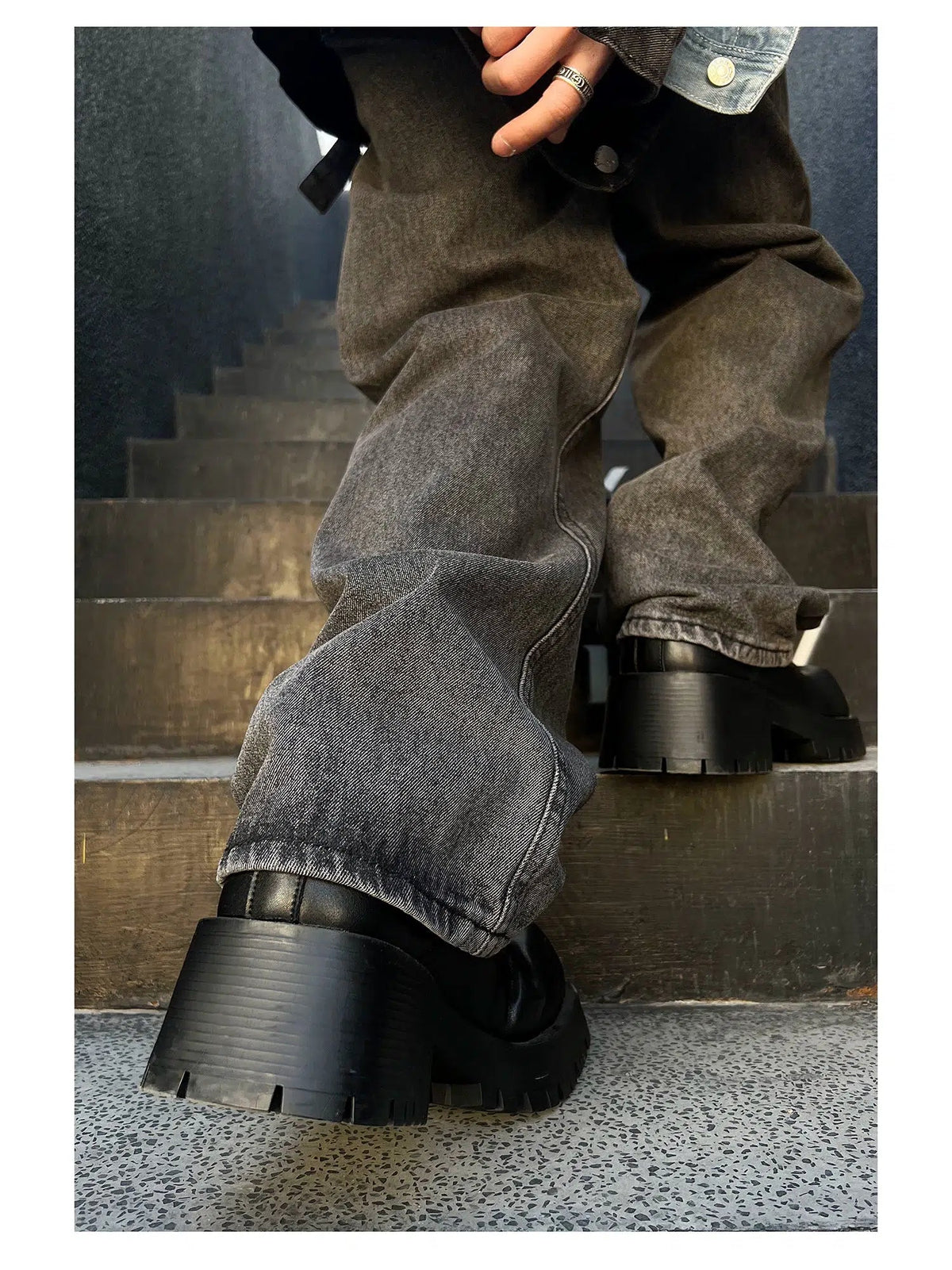 Platform Lace-Up Casual Shoes