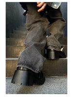 Platform Lace-Up Casual Shoes