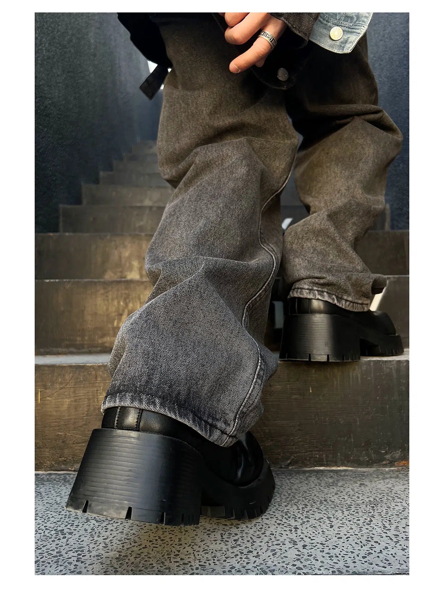 Platform Lace-Up Casual Shoes