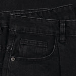 Pleat Vintage Wide-leg Jeans