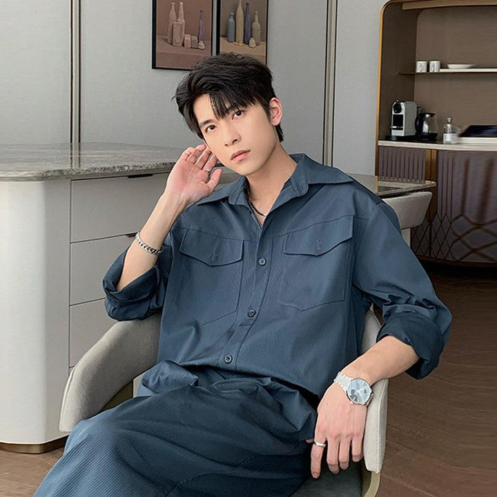 Pleated Casual Suit Wear