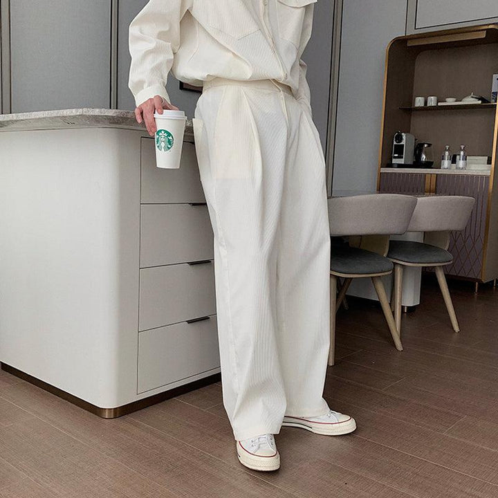 Pleated Casual Suit Wear