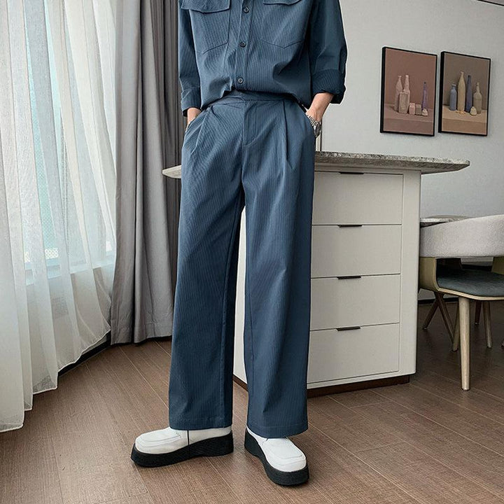 Pleated Casual Suit Wear