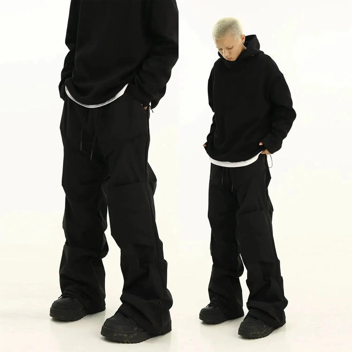 Pleated Parachute Casual Pants