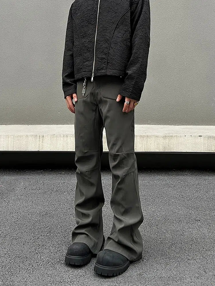 Pleated Slim-fit Pants