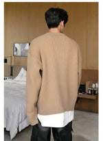 Pleated Striped Sweater